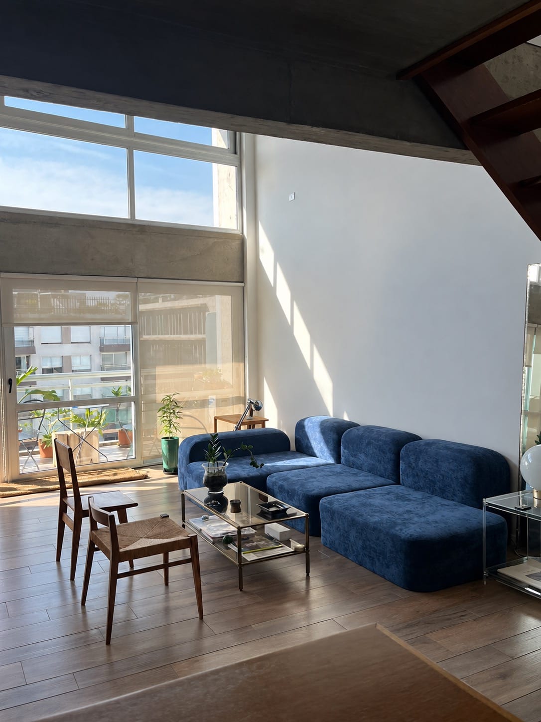 Sillon Azul pana